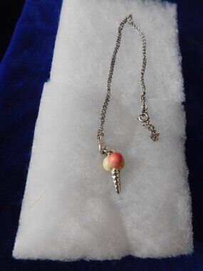 Ladies Rosato Necklace - Ice Cream Pendant - Made in Italy